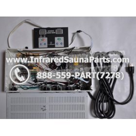 COMPLETE CONTROL POWER BOX WITH CONTROL PANEL - COMPLETE CONTROL POWER BOX SUNMATE INFRARED SAUNA STYLE 1 WITH ONE CONTROL PANEL 16