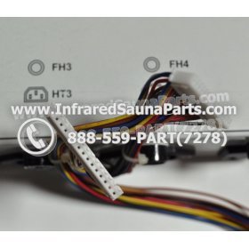 COMPLETE CONTROL POWER BOX WITH CONTROL PANEL - COMPLETE CONTROL POWER BOX CAL SAUNA  INFRARED SAUNA STYLE 4 WITH TWO CONTROL PANELS 7