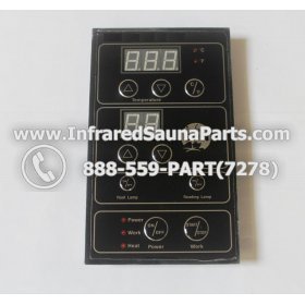 CIRCUIT BOARDS WITH  FACE PLATES - CIRCUIT BOARD WITH FACEPLATE INFRASUN 9 BUTTONS 2