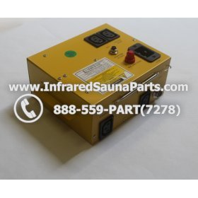 COMPLETE CONTROL POWER BOX 110V / 120V - COMPLETE CONTROL POWER BOX 110V / 120V CLEARLIGHT INFRARED SAUNA  MODEL HM-PCS1(REV.B) 5