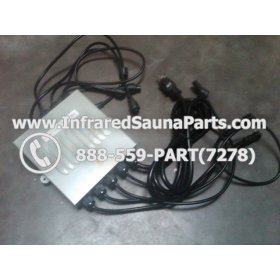 COMPLETE CONTROL POWER BOX 110V / 120V - COMPLETE CONTROL POWER BOX 110V / 120V FED INTL.INFRARED SAUNA WITH 8 HEATER PLUGS v1 14