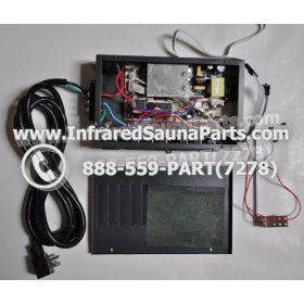 COMPLETE CONTROL POWER BOX 220V / 240V - COMPLETE CONTROL POWER BOX 220V / 240V WITH 7 CIRCUIT BOARD PINS  6 FEMALE PLUGS SUPPLY WORLD INFRARED SAUNA 13