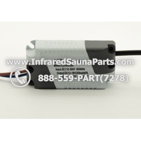 ADAPTERS / TRANSFORMERS - ADAPTERS / TRANSFORMERS LED DRIVER 2 PIN MALE MODEL: XS0405-5W 3