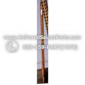 WOOD SAUNA WALLS - HEMLOCK WOOD SAUNA PANEL WITH GLASS ( 24.7" x 72.5" ) 4