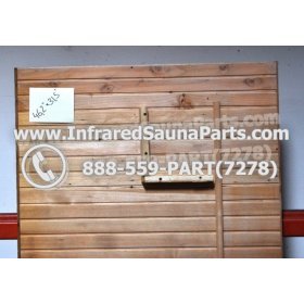 WOOD SAUNA WALLS - HEMLOCK WOOD SAUNA PANEL ( 46.2" x 31.5" ) 2