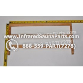 WOOD MAGAZINE HOLDERS - HEMLOCK WOOD MAGAZINE RACK ( 20" x 10.5" ) 1