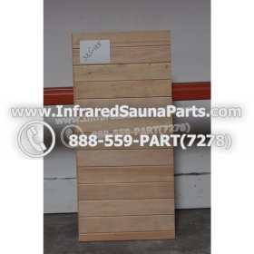 WOOD BENCHS + HEATERS - HEMLOCK WOOD BENCH ( 38.5" x 17.8" ) 2