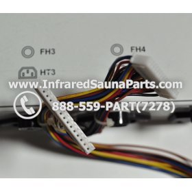 COMPLETE CONTROL POWER BOX WITH CONTROL PANEL - COMPLETE CONTROL POWER BOX MASTERSAUNA INFRARED SAUNA STYLE 4 WITH TWO CONTROL PANELS 7