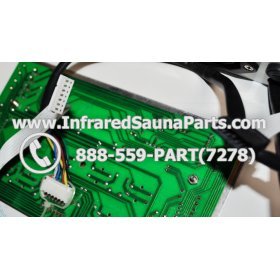 COMPLETE CONTROL POWER BOX WITH CONTROL PANEL - COMPLETE CONTROL POWER BOX MASTERSAUNA INFRARED SAUNA STYLE 1 WITH TWO CONTROL PANELS 6