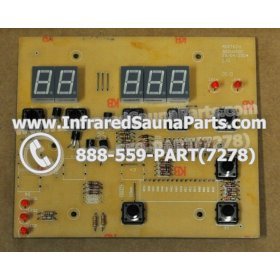 CIRCUIT BOARDS / TOUCH PADS - CIRCUIT BOARD  TOUCHPAD WASAUNA INFRARED SAUNA SRZHX00D - (8 BUTTONS) 1