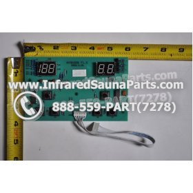 CIRCUIT BOARDS / TOUCH PADS - CIRCUIT BOARD  TOUCHPAD HOTWIND INFRARED SAUNA NYSN3DB F1.3 WITH WIRE 2