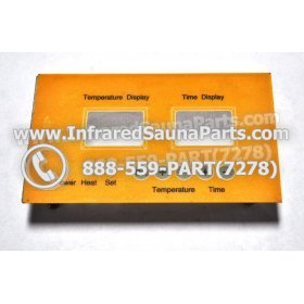 FACE PLATES - FACEPLATE FOR CIRCUIT BOARD WATERSTAR INFRARED SAUNA  WSP4 1