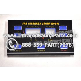 FACE PLATES - FACEPLATE FOR CIRCUIT BOARD LE REVE INFRARED SAUNA  H 41196 1