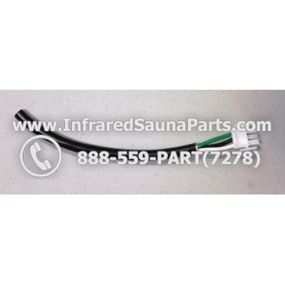 CONNECTION WIRES - CONNECTION WIRE 3 PIN POWER BOARD FOR O-SAUNA INFRARED SAUNA AC-100-PL-D 1