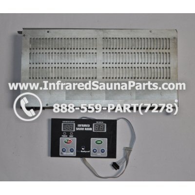 COMPLETE CONTROL POWER BOX WITH CONTROL PANEL - COMPLETE CONTROL POWER BOX HOTWIND INFRARED SAUNA STYLE 2 WITH ONE CONTROL PANEL 1