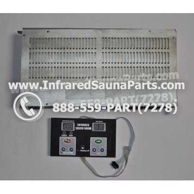 COMPLETE CONTROL POWER BOX WITH CONTROL PANEL - COMPLETE CONTROL POWER BOX LUX INFRARED SAUNA STYLE 2 WITH ONE CONTROL PANEL 1