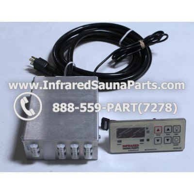 COMPLETE CONTROL POWER BOX WITH CONTROL PANEL - COMPLETE CONTROL POWER BOX O-SAUNA WITHOUT HIGH LIMIT SWITCH WITH ONE CONTROL PANEL 1